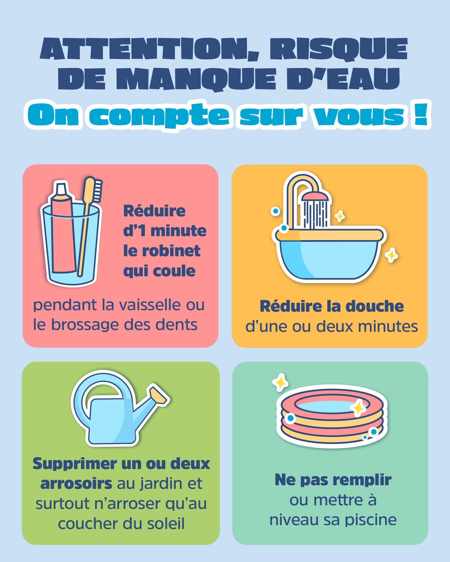 [ Attention ] Risque de manque d'eau - VILLE DE MAING